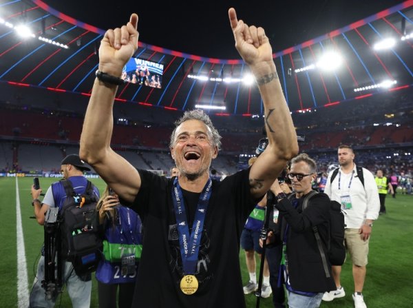 Ranking of the number of times that each country wins the Champions League: Spain ranks first with 20 titles, England ranks 15 titles & France ranks 2 titles