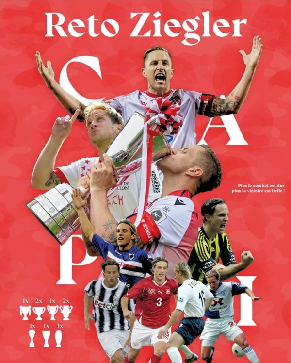 The 39-year-old former Swiss international Ziegler announced his retirement and played for Tottenham, Juventus and other clubs.