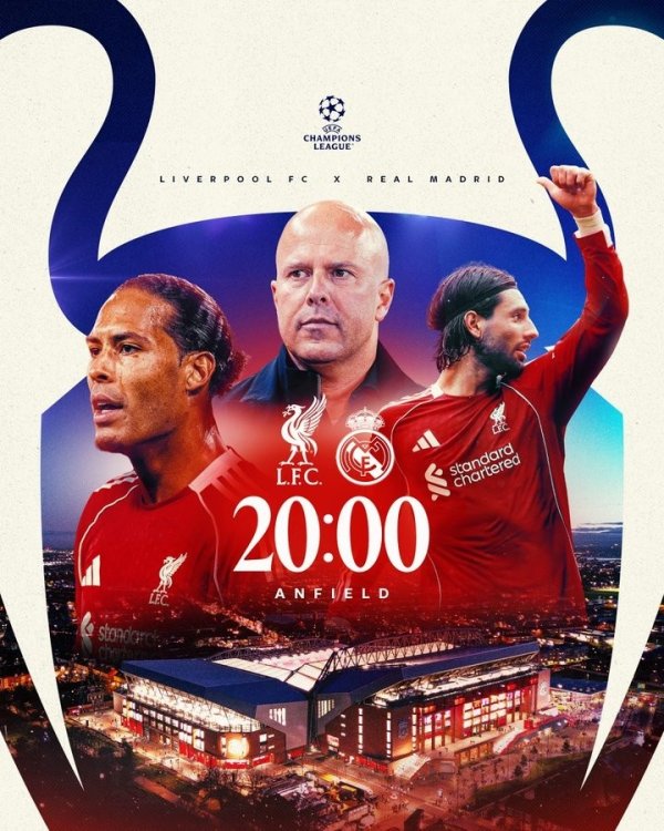 Mars hits the Earth! Liverpool officially releases poster to warm up to Champions League match against Real Madrid