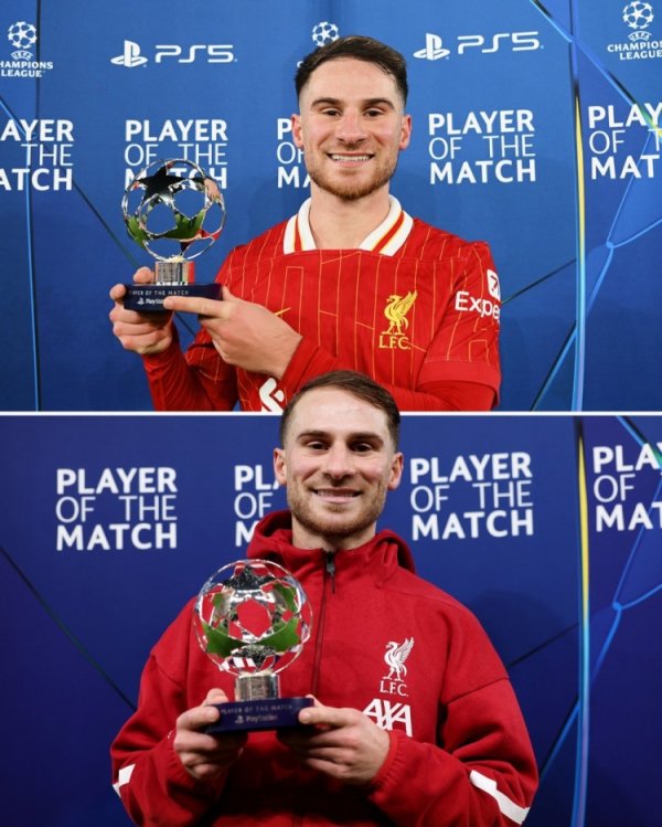 Liverpool s official tweet posted photos to commemorate the fact that McCabe was named the best of the match in two back-to-back Champions League games against Real Madrid