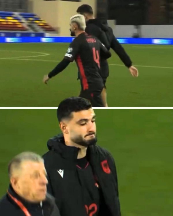 Albania secured a place in the play-offs, but Broja was in tears and depressed after the game + refused to celebrate
